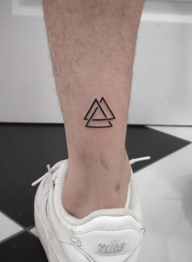 Cool Penrose Triangle Tattoo-Twenty Encouraging Triangle Tattoo Ideas in 2023