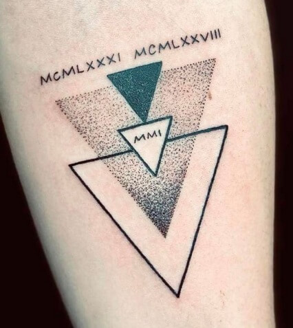 Elegant Triangle Tattoo Designs For Man-20 Triangle Tattoos to Get You Motivated in 2023