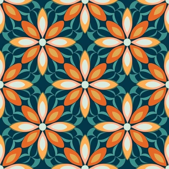 Adorable Floral Tile Designs