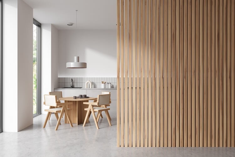 Basic Wooden Partition Kitchen Wall-Ten contemporary kitchen partition designs for the year 2023