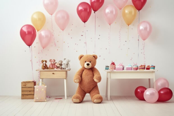 Beautiful Birthday Decorations with Soft Toys-Twenty recommendations for decorating your home for a first birthday in 2023