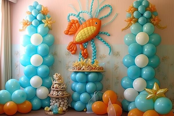 Beautiful Ocean-Themed 1st Birthday Party Decorations