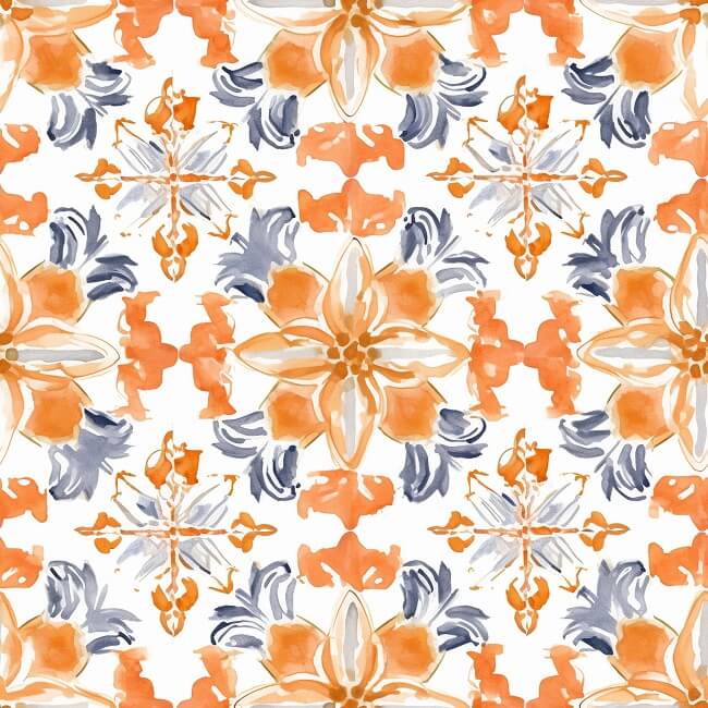 Carpet Pattern Flower Tile Designs