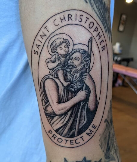 Catholic Sleeve Tattoo Idea