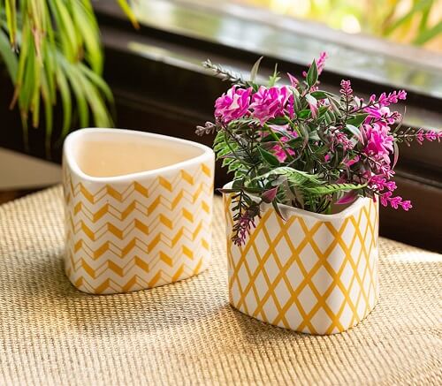 China Clay Flower Pot Design For Indoor Decor