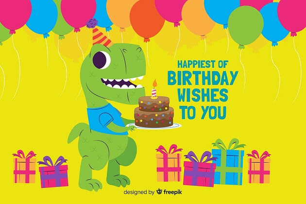 Dinosaur Banner For Birthday Party Decorations