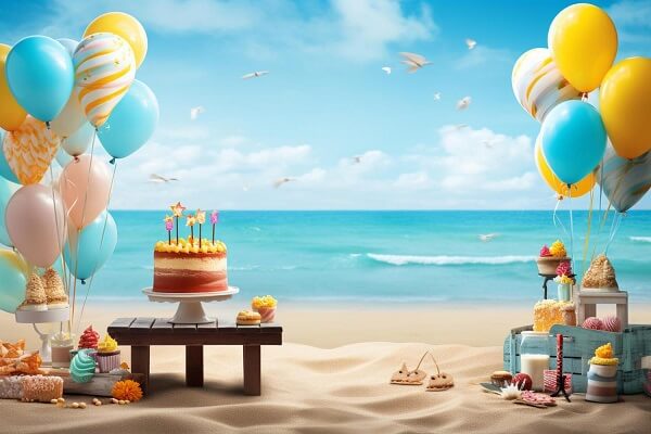 Dreamy Beach Birthday Party Decorations