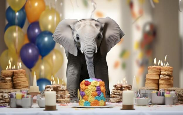 First Birthday Decoration for Elephant-Themed Party- Twenty Innovative Home Decoration Ideas For a First Birthday in 2023
