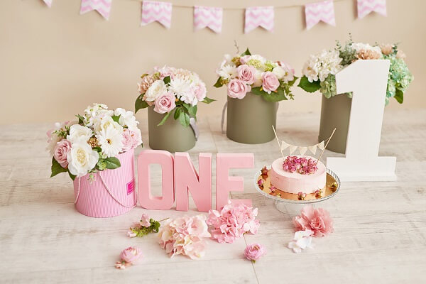 First Birthday Floral-Themed Party Decor Ideas- Twenty Fun Decoration Suggestions to Celebrate a First Birthday At Home in 2023
