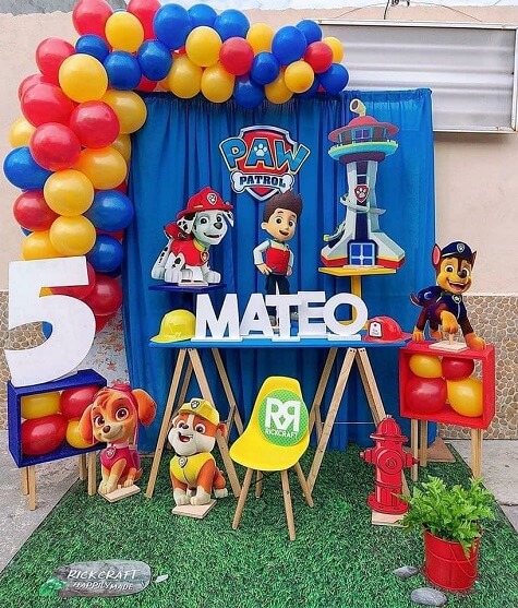 Kid's Favorite Paw Patrol Birthday Party Decorations