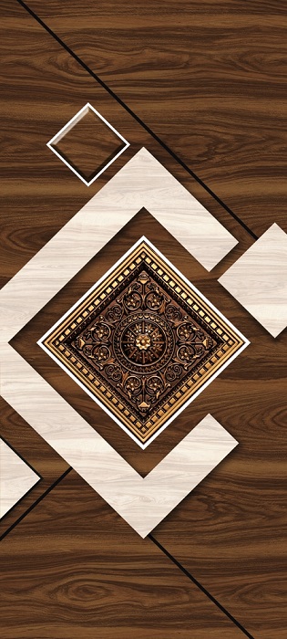 Mandala Plywood Door Design for Home
