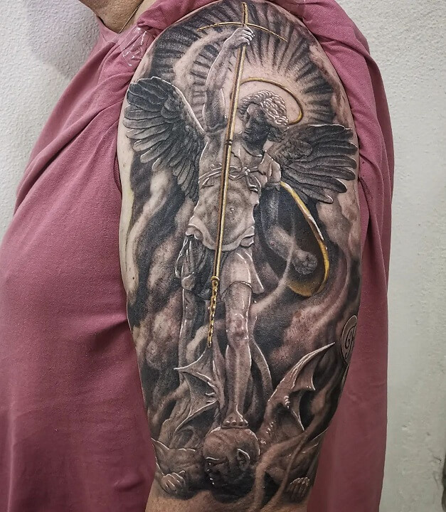 Mesmerizing Catholic Tattoos For Men