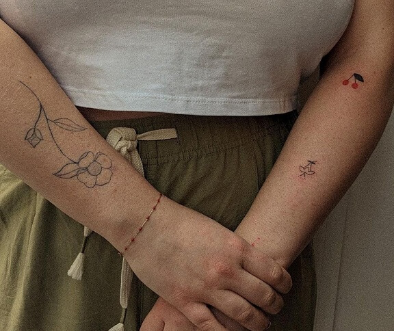  Minimalist Simple Patchwork Tattoos