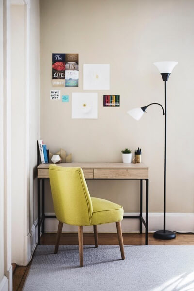 Neat Study Corner Design