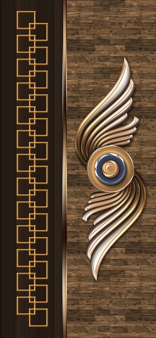 New Pattern Plywood Door Design