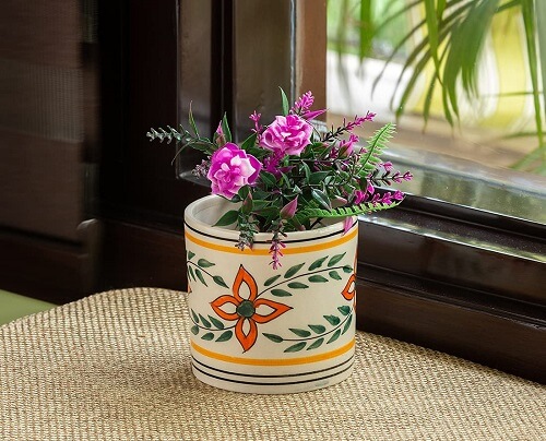 Painting Design For Flower Pot