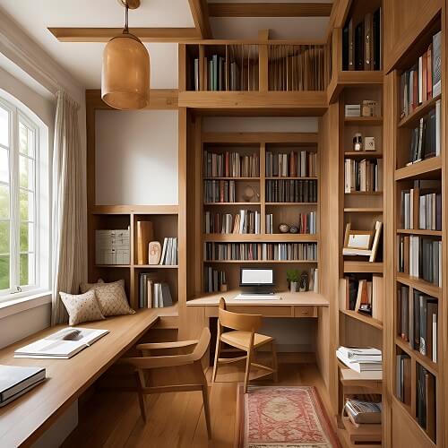 Retro Study Room Design