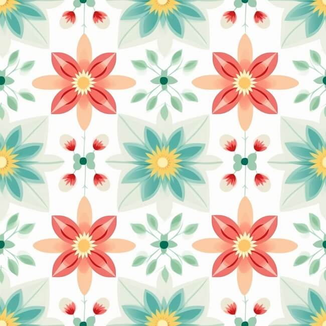 Simple Wall Tiles Flower Design - Beautiful Home Decor for Kitchens & Bathrooms