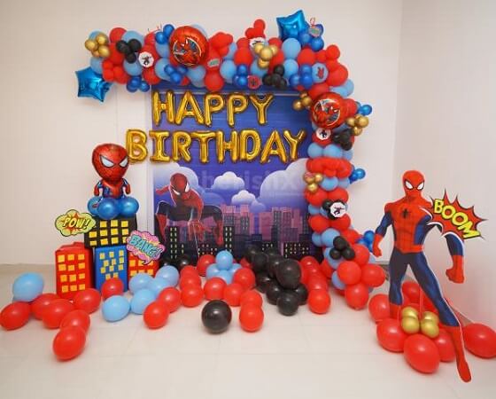 Spiderman Birthday Party Decorations