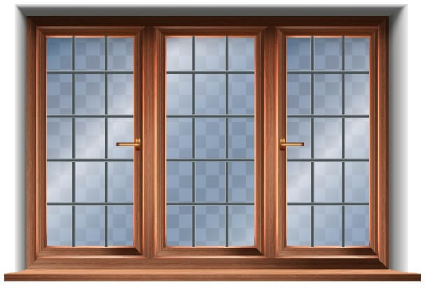 Wooden Frame Window Design