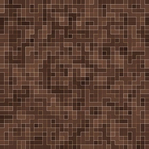 Brown Mosaic Pattern Elevation Tiles Design