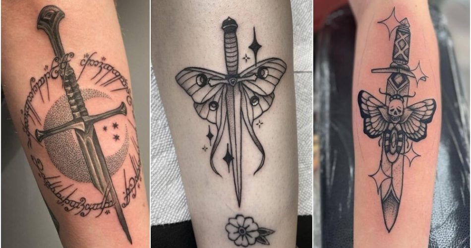 Powerful Sword Tattoo Designs With Symbolism of Warriors