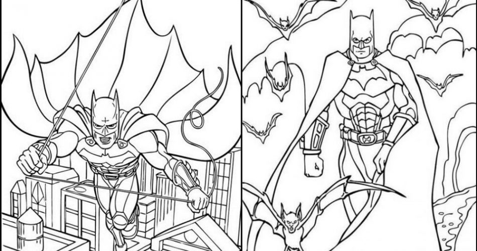 Batman Coloring Pages Printable Sheets For Kids