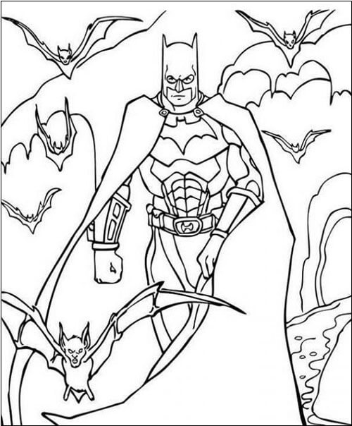 Batman Printable - Kids Coloring Activities For Kids